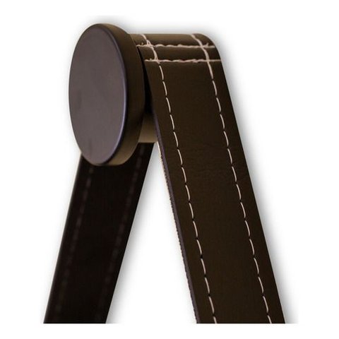 Espelho Redondo Adnet Iluminado Led Touch Alça 60cm Luxo - Preto Alça Preta Led 3000k