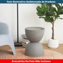 Ver imagem 2 de Mesa Lateral de Apoio Minimalista Tempo Rivatti 34 Cm (largura) em Polipropileno Grafite Proteção