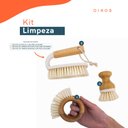 Ver imagem 2 de Kit escova de frutas e escova de limpeza off-white 3 pçs - Oikos