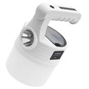 Ver imagem 1 de Luminaria Lanterna Solar 2 Em 1 Gancho Pendurar Duplo Led Portatil Acende Resistente Agua Camping