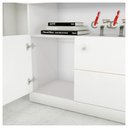 Ver imagem 3 de Mesa de Canto em L Escritório Computador Job Branco Caemmun