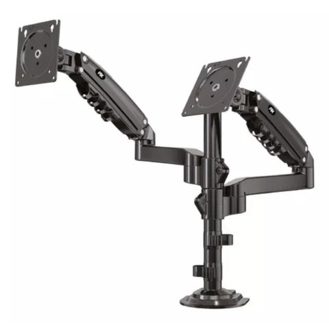 Suporte Monitor Ajustavel 17a 35 com Pistao a Gás Duplo