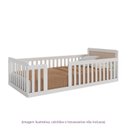 Ver imagem 4 de Cama Montessoriana Solteiro com LED Giulia Rattan Casatema MadeiraOriginals Branco