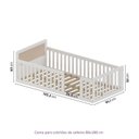 Ver imagem 3 de Cama Montessoriana Solteiro com LED Giulia Rattan Casatema MadeiraOriginals Branco