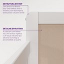 Ver imagem 5 de Cama Montessoriana Solteiro com LED Giulia Rattan Casatema MadeiraOriginals Branco
