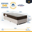 Ver imagem 3 de Cama Box com Colchão de Espuma D45 Ortobom Iso 150 Solteiro 78cm