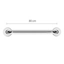 Ver imagem 3 de Barra Apoio de 80 Cm em Aço Inox Ø7/8" (25mm) Ba78/8