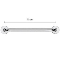Barra Apoio de 90 cm em aço Inox ø7/8" (25mm) Ba78/9 - 3
