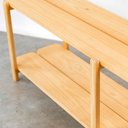 Ver imagem 5 de Rack Laguna 150cm 2 Prat 52,6ax150lx42p em Madeira Cor Mel