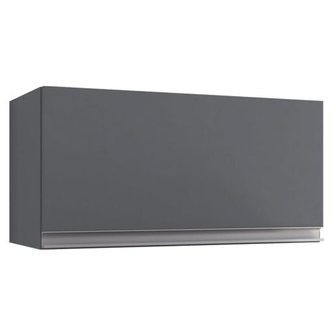 Armario Aereo Basculante 60cm Andreia Cinza Reajl Moveis