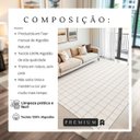 Ver imagem 5 de Tapete Sala Quarto Xadrez Terroso Decorativo Antiderrapante 2,00m X 3,00m Moderno Bege