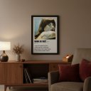 Ver imagem 2 de Quadro Decorativo Música Mania de Você 24x18cm Mold Preta Vidro