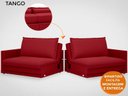 Ver mais imagens de Sofá Tango 2,40M Sem Caixa, Retrátil e Reclinável Velosuede Vermelho - Netsofás
