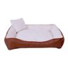 Cama para Pet Cães e Gatos Sherpa Porte Grande Caramelo - 1