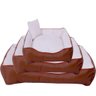 Cama para Pet Cães e Gatos Sherpa Porte Grande Caramelo - 4