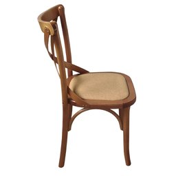 Kit 02 Cadeiras Katrina Assento Rattan Sintético Mel - 4