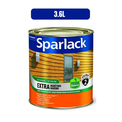 Verniz Base Agua Natural Acetinado 3.6L - SPARLACK (5203179)