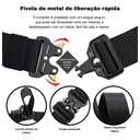 Ver imagem 6 de Cinto Tático com Fivela de Metal