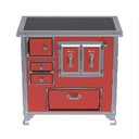 Ver imagem 2 de Fogao a Lenha GII N 1 Gab Sec Xviii Premium Vermelho Sd