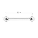 Ver imagem 3 de Barra de Apoio Reta de 60 cm em Aço Inox Ø1.1/4" (32mm) BA114/6 Prata/Cromado Astra
