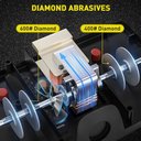 Ver imagem 2 de Secura Afiador Elétrico de Facas 2 Estágios com Guias de Precisão (preto)