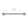 Barra de Apoio Reta de 80 cm em aço Inox ø1.1/4" (32mm) Ba114/8 - 3