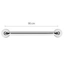 Ver imagem 3 de Barra de Apoio Reta de 90 Cm em Aço Inox Ø1.1/4" (32mm) Ba114/9