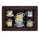 Ver imagem 2 de Conjunto 2 Peças Tapete para Cozinha Boucle Elegance xícaras 45cm x 65cm e 45cm x 1,80M Niazitex