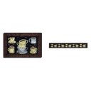Ver imagem 1 de Conjunto 2 Peças Tapete para Cozinha Boucle Elegance xícaras 45cm x 65cm e 45cm x 1,80M Niazitex
