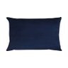 Capa para Almofada em Veludo Liso Retangular Azul Marinho - 1