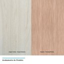 Ver imagem 6 de Guarda Roupa Canto Casal 11 Portas e 11 Gavetas Legno Crema com Cumaru Prime Luciane Móveis