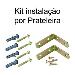 Prateleira em L mdf branco tx 20L x 12P x 20A cm PRTBR012 - 5