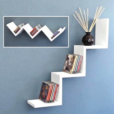 Prateleira em L mdf branco tx 20L x 12P x 20A cm PRTBR012