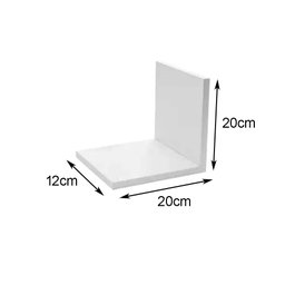 Prateleira em L mdf branco tx 20L x 12P x 20A cm PRTBR012 - 4