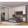 Guarda-Roupa Modulado Casal 8 Peças Elegance Móveis Castro - 1