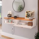 Ver imagem 4 de Aparador Buffet Suspenso Moderno Decor 1 Porta Nicho Organizador Sala Estar Jantar Área Café –