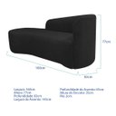 Ver imagem 3 de Kit Sofá Curvo França 160cm L.e e Poltrona Luiza Max Conforto, Elegância e Design Moderno Bouclé