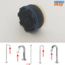 Ver imagem 3 de Arejador Dispersor Torneira Deca Tube 21mm 5l/m - 4224025