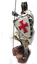 Ver imagem 3 de Soldado Medieval Templário Cruzadas 00068 Prateado