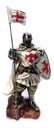 Ver imagem 1 de Soldado Medieval Templário Cruzadas 00068 Prateado