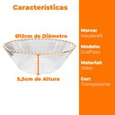 Ver imagem 2 de Tigela Bowl de Vidro Transparente Graffiato 1 Peça - Hauskraft