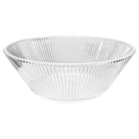 Tigela Bowl de Vidro Transparente Graffiato 1 Peça - Hauskraft