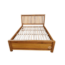 Ver imagem 2 de Cama Casal em Madeira de Demolição Modelo Réguas Sudeste Rústico