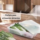Ver imagem 3 de 12 Caixas Plásticas Organizadoras para Alimentos 10l Cestos Empilháveis Brancos com Tampa
