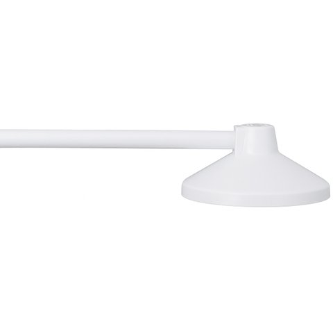 Chuveiro Ducha Fria Redondo 17cm Branco para Piscina Jardim Quintal | Valeplast