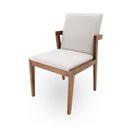 Ver imagem 2 de Kit com 2 Poltronas Liana com Braço - 2241 Mmj-as As-castanho Claro As-510