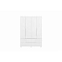 Ver imagem 1 de Guarda Roupa Doble 4 Portas e 4 Gavetas - Branco - Albatroz