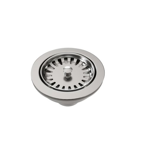 Válvula de Escoamento Docol Massima para Pias e Cubas 4. 1/2" Luxo sem Escape em Aço Inox e