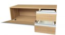 Ver imagem 1 de Balcão Gabinete Pia Banheiro Multiuso com Rodízios em MDF - 110 cm