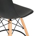 Ver imagem 4 de Kit de 2 Banquetas Eames Charles Eiffel Trevisul - Preto